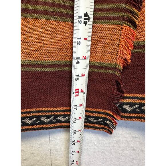 Faux Wrap Mini Skirt Size 4 Wool Blend Southwestern Aztec Ann Taylor Loft - Picture 5 of 9